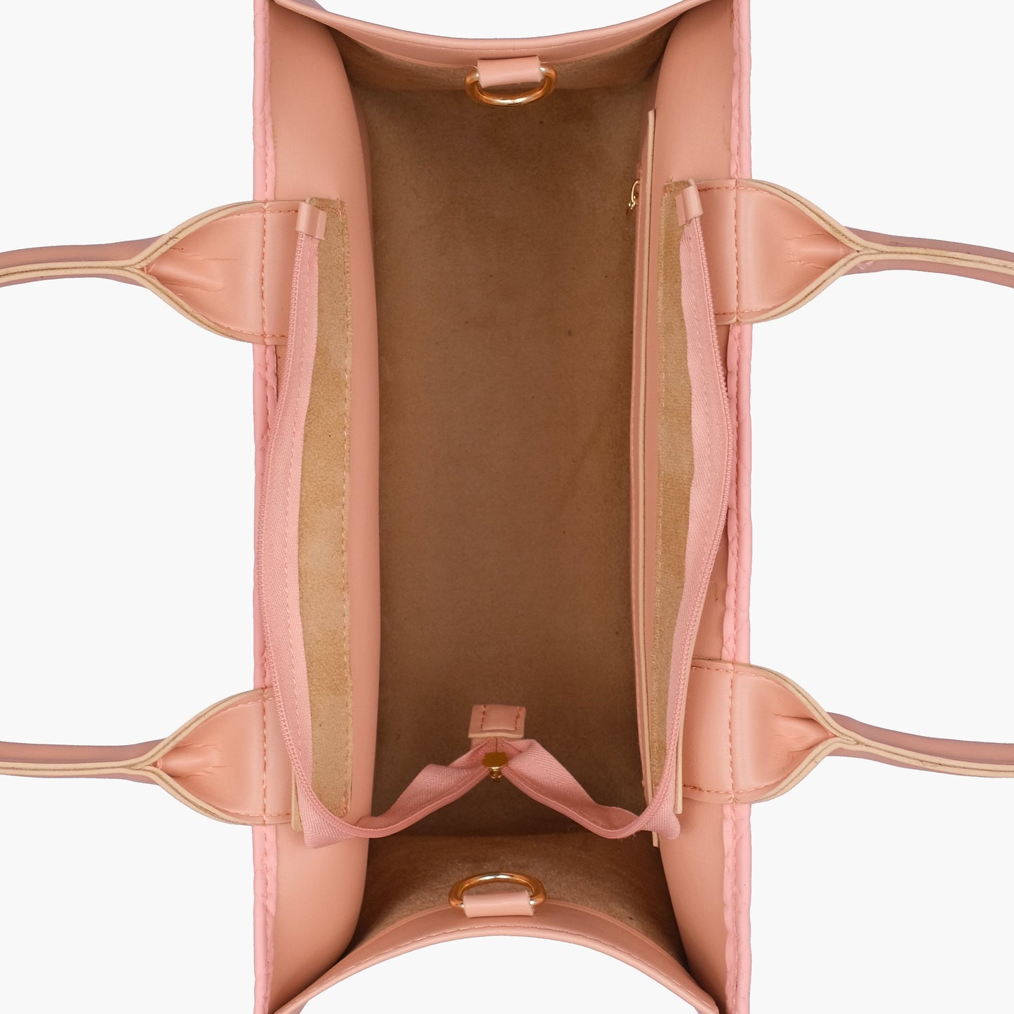 Peach box tote bag