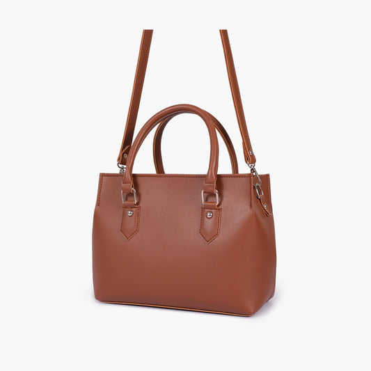 Brown small satchel bag