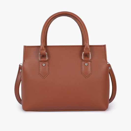 Brown small satchel bag